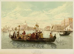 Color Lithograph Gallery: 'Venice, 'exhibited in the Royal Academy (colour litho)