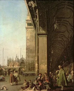 Venice: Piazza di San Marco and the Colonnade of the Procuratie Nuove, c Venice: Piazza di San Marco and the Colonnade of the Procuratie Nuove, c