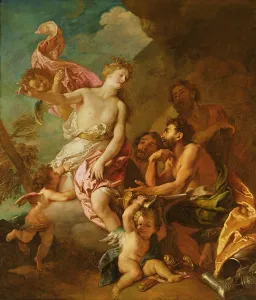 Venus asks Vulcan weapons for Aeneas (oil on canvas) Venus asks Vulcan weapons for Aeneas (oil on canvas)