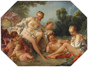 Venus in her Bath surrounded by Nymphs and Cupids, c.1740-50 (oil on canvas) Venus in her Bath surrounded by Nymphs and Cupids, c.1740-50 (oil on canvas)