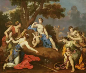 Venus Creating the Anemone with the Blood of Adonis (oil on canvas) Venus Creating the Anemone with the Blood of Adonis (oil on canvas)