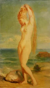 Venus depicted in a Seascape (study), 1839 (oil on study) Venus depicted in a Seascape (study), 1839 (oil on study)