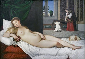 Wild Roses Gallery: Venus, known as the Venus of Urbino, 1538 (oil on canvas)