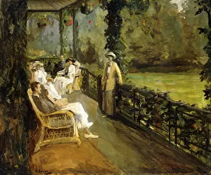 The Veranda, 1912 (oil on canvas)