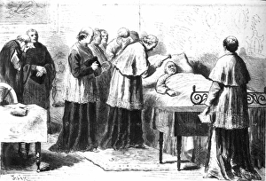 The verification of the death of Pius IX by means of the silver hammer The verification of the death of Pius IX by means of the silver hammer