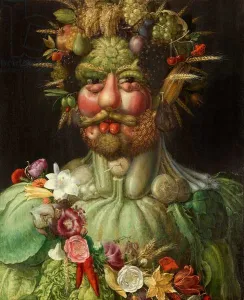 Vertumnus, 1591 (oil on panel) Vertumnus, 1591 (oil on panel)