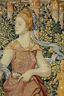 Corinthian Gallery: Vertumnus and Pomona: Vertumnus transformed into a fisherman, c.1550 (gold, wool and silk)