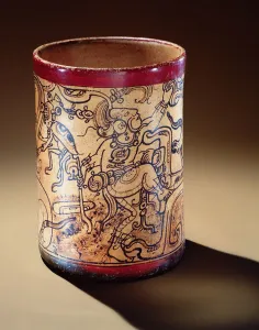 Vessel with mythological scene, Guatemala (ceramic) Vessel with mythological scene, Guatemala (ceramic)