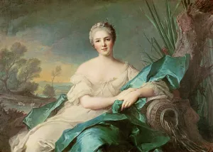 Victoire de France as the element of Water, 1750-1 (oil on canvas) Victoire de France as the element of Water, 1750-1 (oil on canvas)
