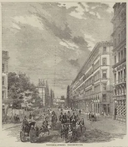 Victoria Street Gallery: Victoria-Street, Westminster (engraving)