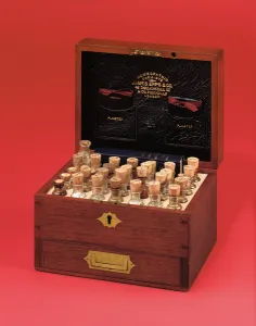 Victorian homeopathic medicine chest produced by James Epps & Co Victorian homeopathic medicine chest produced by James Epps & Co