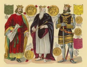 Victorian scrap: King John, King Edward I, King Henry III Victorian scrap: King John, King Edward I, King Henry III