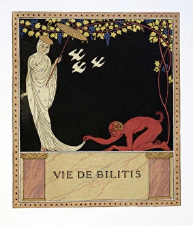 Bilitis Gallery: Vie de Bilitis, illustration from Les Chansons de Bilitis, by Pierre Louys, pub