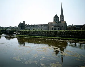 View of the abbey of Saint-Savin-sur-Gartempe, 11th century (photography) View of the abbey of Saint-Savin-sur-Gartempe, 11th century (photography)
