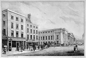 View along Aldersgate Street and St Martin-le-Grand to St Pauls Cathedral, c View along Aldersgate Street and St Martin-le-Grand to St Pauls Cathedral, c