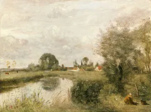 View of Arleux from the Marshes of Palluel, 1873 (oil on canvas) View of Arleux from the Marshes of Palluel, 1873 (oil on canvas)