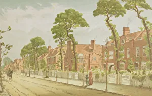 Suburbia Gallery: View of Bedford Park, 1882 (colour litho)