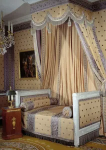 View of the bedroom of emperor Napoleon I (1769-1821) 19th century Versailles View of the bedroom of emperor Napoleon I (1769-1821) 19th century Versailles