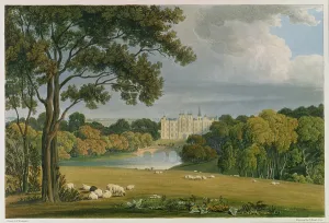 View of Burghley House, seat of the Marquis of Exeter, engraved View of Burghley House, seat of the Marquis of Exeter, engraved
