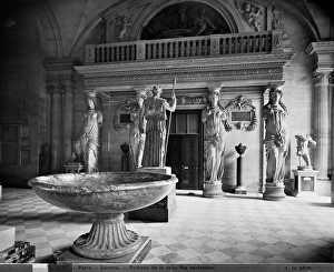 View of the Caryatids Tribune in the Louvre Museum View of the Caryatids Tribune in the Louvre Museum