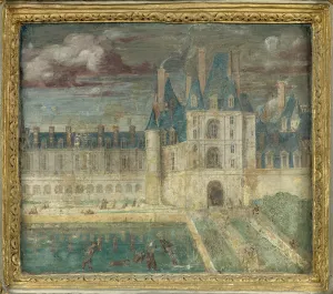 View of the castle of Fontainebleau around 1535 - 1540 (gallery Francois 1er) View of the castle of Fontainebleau around 1535 - 1540 (gallery Francois 1er)