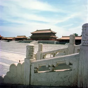 View of the central ramp leading from the Hall of Supreme Harmony, Ming Dynasty 1420 View of the central ramp leading from the Hall of Supreme Harmony, Ming Dynasty 1420