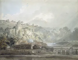 View of Chepstow, Monmouthshire, c.1791-92 (watercolour touched with pen View of Chepstow, Monmouthshire, c.1791-92 (watercolour touched with pen