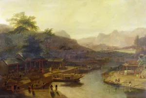 A View in China: Cultivating the Tea Plant, c.1810 (oil on canvas) A View in China: Cultivating the Tea Plant, c.1810 (oil on canvas)