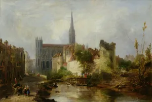 View of the Church of St. Peter, Caen, 1841 (oil on canvas) View of the Church of St. Peter, Caen, 1841 (oil on canvas)