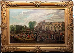 Oil Paintings Collection: View of the city of Ghent (De Kouter), 1763 (oil on canvas)