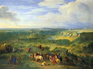 View of the city of Luxembourg from near the Mansfeld Baths, 1684 (oil on canvas) View of the city of Luxembourg from near the Mansfeld Baths, 1684 (oil on canvas)
