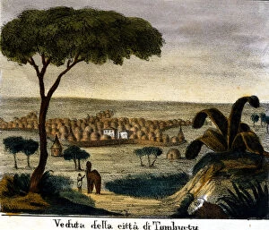 Timbuktu Collection: View of the city of Timbuktu in Mali in the 19th century