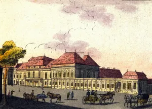 View of the city of Vienna in Austria, engraving from 1820 View of the city of Vienna in Austria, engraving from 1820