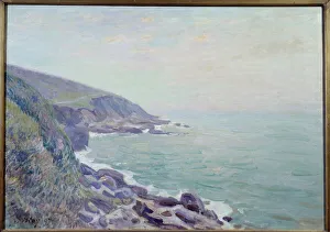 View of the Coasts of Wales in the Mist Painting by Alfred Sisley (1839-1899) 1897 Sun View of the Coasts of Wales in the Mist Painting by Alfred Sisley (1839-1899) 1897 Sun