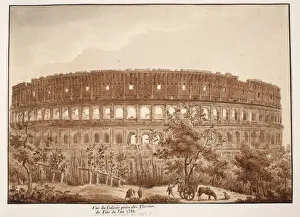 View of the Colosseum from the Baths of Titus, in the year 1788 View of the Colosseum from the Baths of Titus, in the year 1788