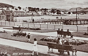 Park Bench Collection: View of Dunoon East Bay in Scotland