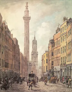 View of Fish Street Hill, Monument and St. Magnus the Martyr from Gracechurch Street View of Fish Street Hill, Monument and St. Magnus the Martyr from Gracechurch Street