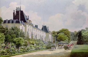 View of the Garden Facade of the Chateau, from a collection of twelve Views View of the Garden Facade of the Chateau, from a collection of twelve Views