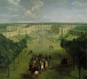 View of the Grand Trianon, 1722 (oil on canvas) View of the Grand Trianon, 1722 (oil on canvas)