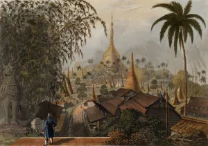 View of the Great Dagon Pagoda and Adjacent Scenery Taken on the Eastern Road View of the Great Dagon Pagoda and Adjacent Scenery Taken on the Eastern Road
