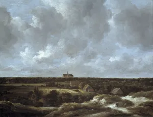 A View of Haarlem and Bleaching Fields, c.1665-70 (oil on canvas) A View of Haarlem and Bleaching Fields, c.1665-70 (oil on canvas)