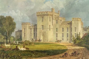 View of Hampton Court from the North-west, c