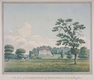 Images Dated 7th July 2010: View of Hillingdon House, c.1820 (w / c on paper)