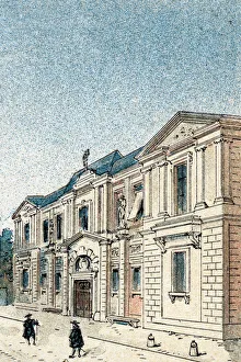 View of the Hotel Carnavalet, Residence of the Marquise of Sevigne, 1889 (engraving) View of the Hotel Carnavalet, Residence of the Marquise of Sevigne, 1889 (engraving)