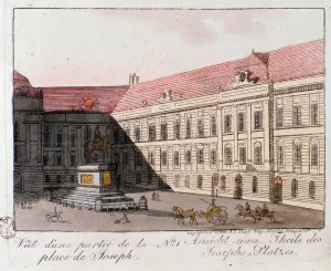 View of Joseph Square in Vienna, 1815 (engraving) View of Joseph Square in Vienna, 1815 (engraving)