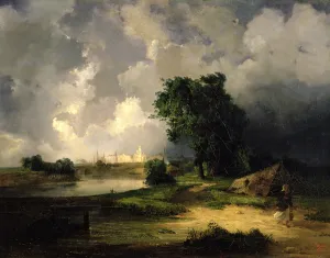 View of the Kremlin in Bad Weather, 1851 (oil on canvas) View of the Kremlin in Bad Weather, 1851 (oil on canvas)