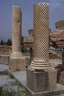 Timgad Collection: View of the Library, c. 100 AD, High Imperial Period (27 BC-395 AD)