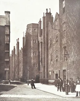 View of Lincoln's Inn Old Square, London, 1876 (b/w photo) View of Lincoln's Inn Old Square, London, 1876 (b/w photo)