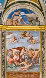 View of the Loggia di Galatea, 1511-1514 (fresco) View of the Loggia di Galatea, 1511-1514 (fresco)