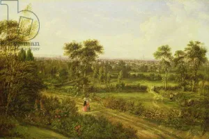 View of London from Denmark Hill (oil on canvas) View of London from Denmark Hill (oil on canvas)